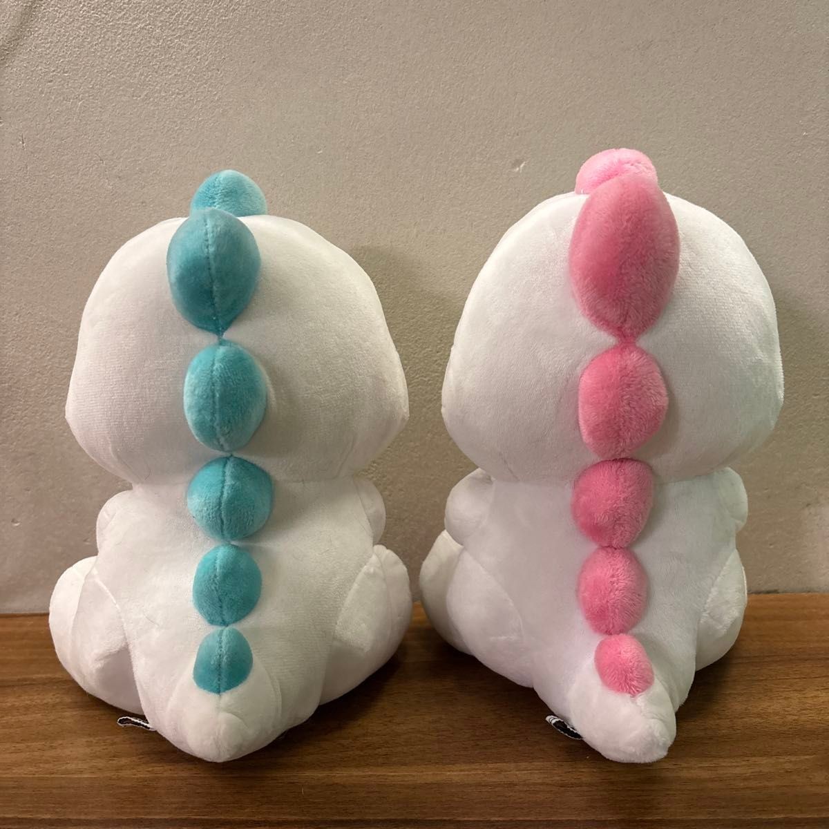 Bigo Live Plush Bi Go Official Dinosaur Blue Boy & Pink Girl Set