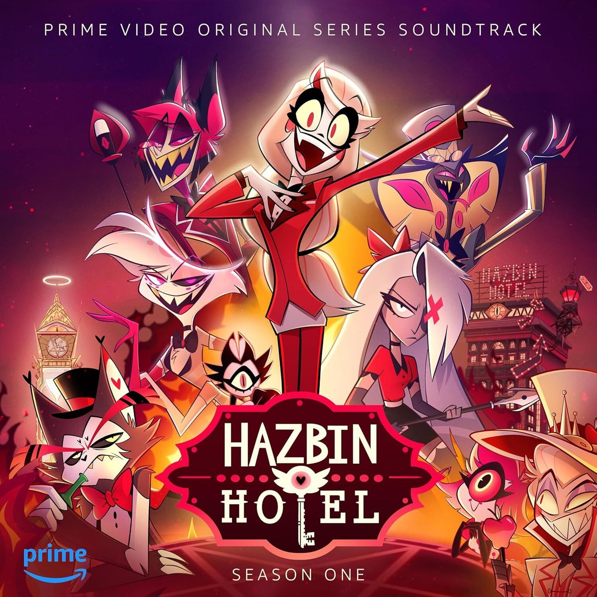 ハズビンホテル LP レコード アラスター プロモカード付き hazbin CD