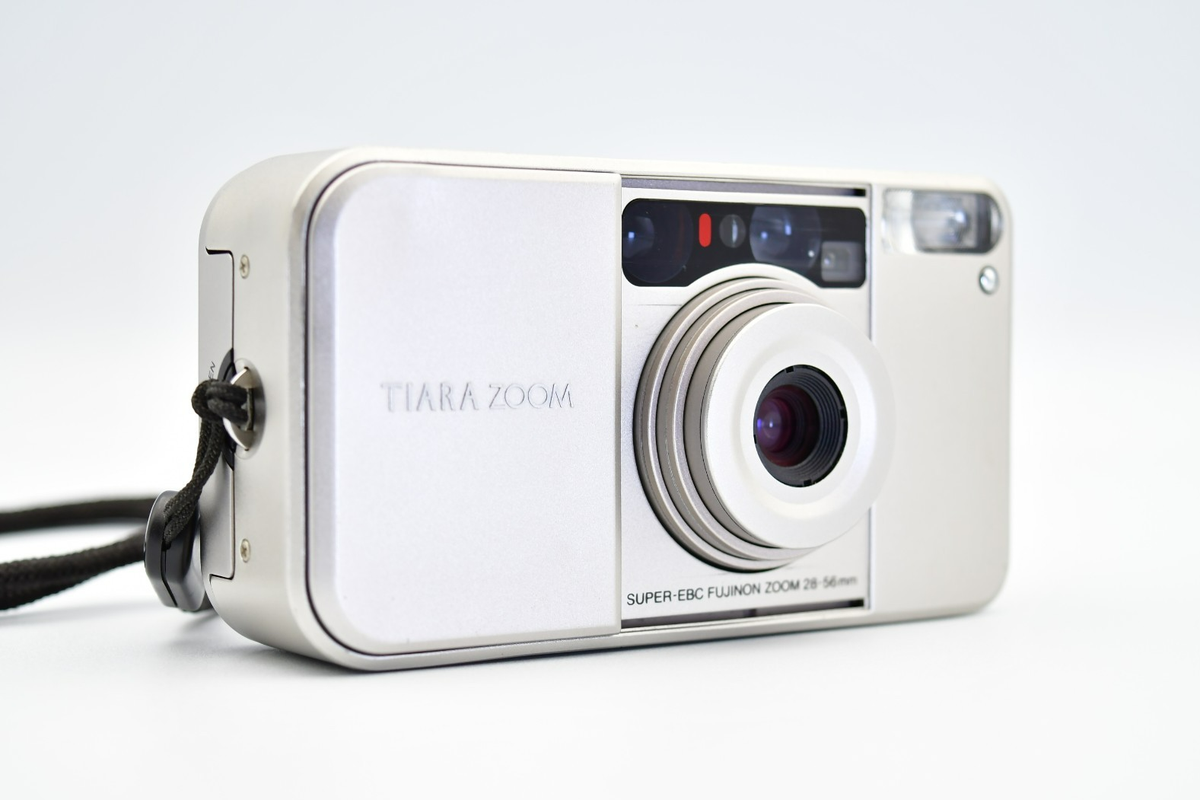 ⏯️[Excellent+5] Fujifilm Tiara Zoom 35mm Camera Super EBC silver