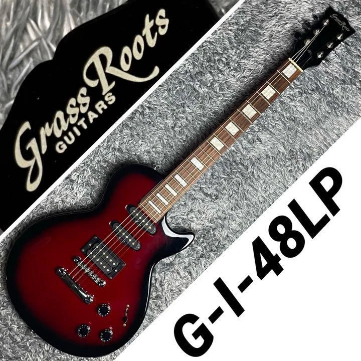 Grass Roots INORANモデル サンバースト レスポールシェイプ グラス