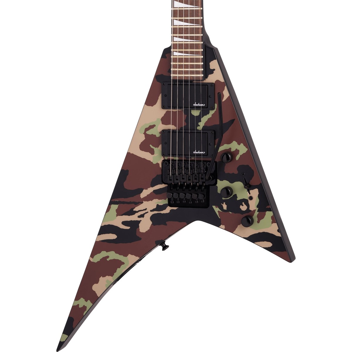 Jackson X Series Rhoads RRX24 Camo Electric Guitar, Woodland Camo