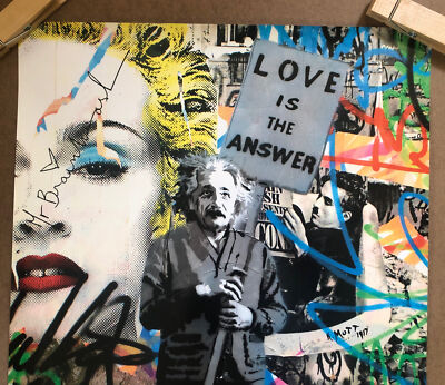 Mr. Brainwash サイン入り ポスター Mr. Brainwash サイン入り