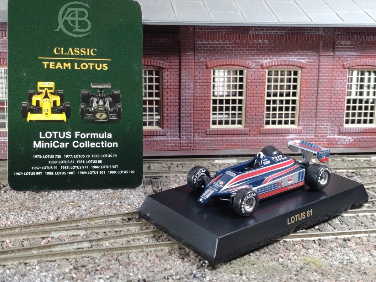 F1 1980 / Team Lotus / Lotus 81 / No11 / 1/64 Diecast Car / Kyosho