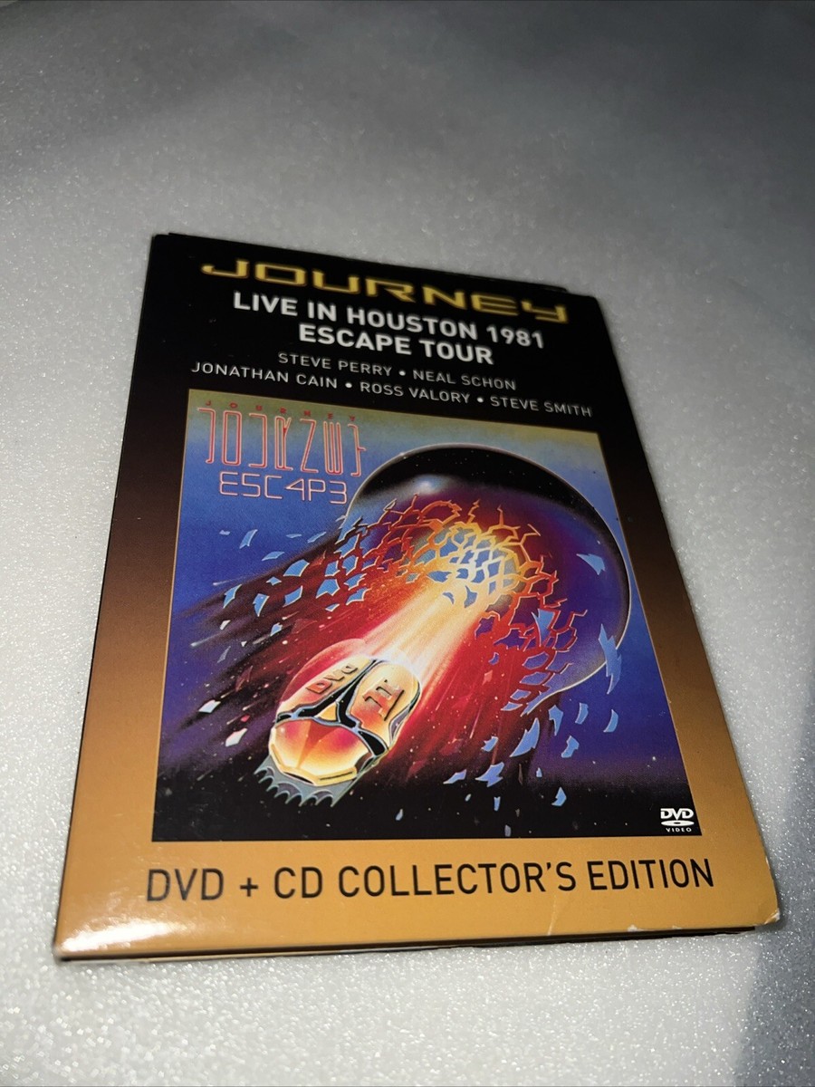 Journey Live in Houston 1981 Escape Tour DVD + CD Collector's