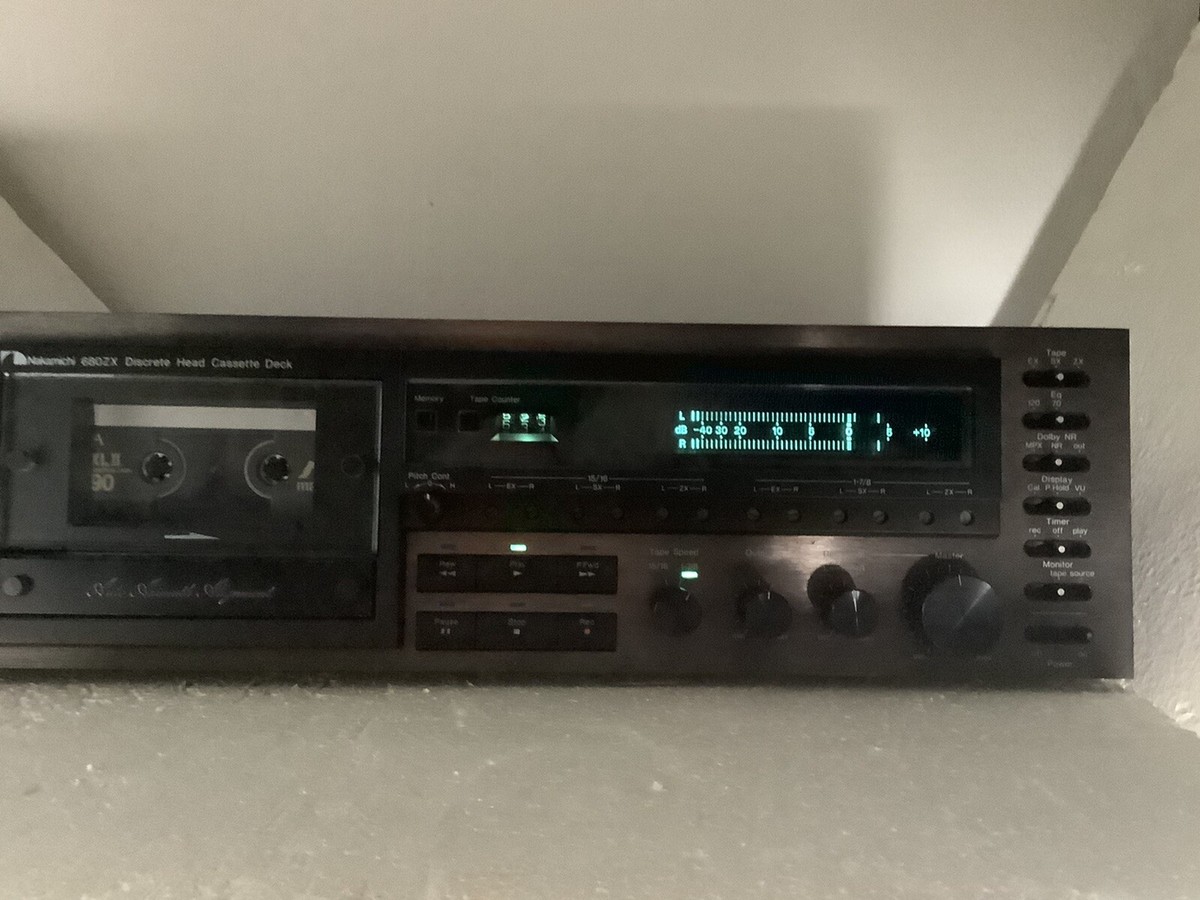 best meter system Nakamichi 680ZX 3 head auto azimuth 2speed deck