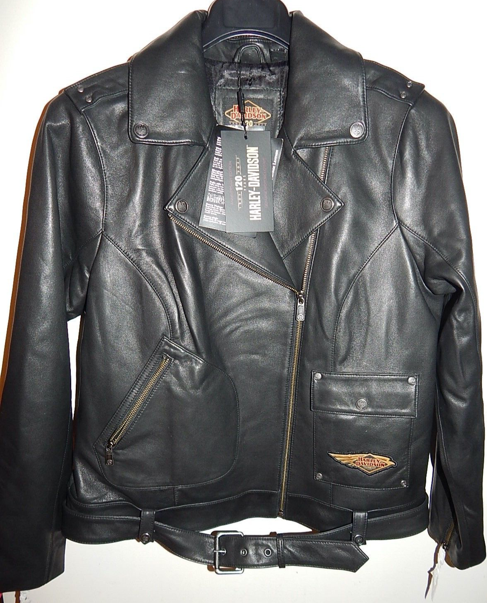 Harley Davidson 120th Anniversary GENUINE LEATHER Women's Jacket