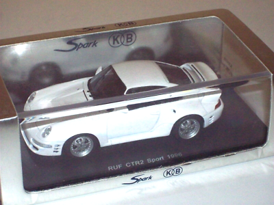 1/43 SPARK RUF CTR2 Sport 1996 KBS030 白-ワイスピs2000✕コルベット