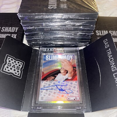 Eminem Autographed Foil 29/30 Complex Gas Trading Cards Slim Shady