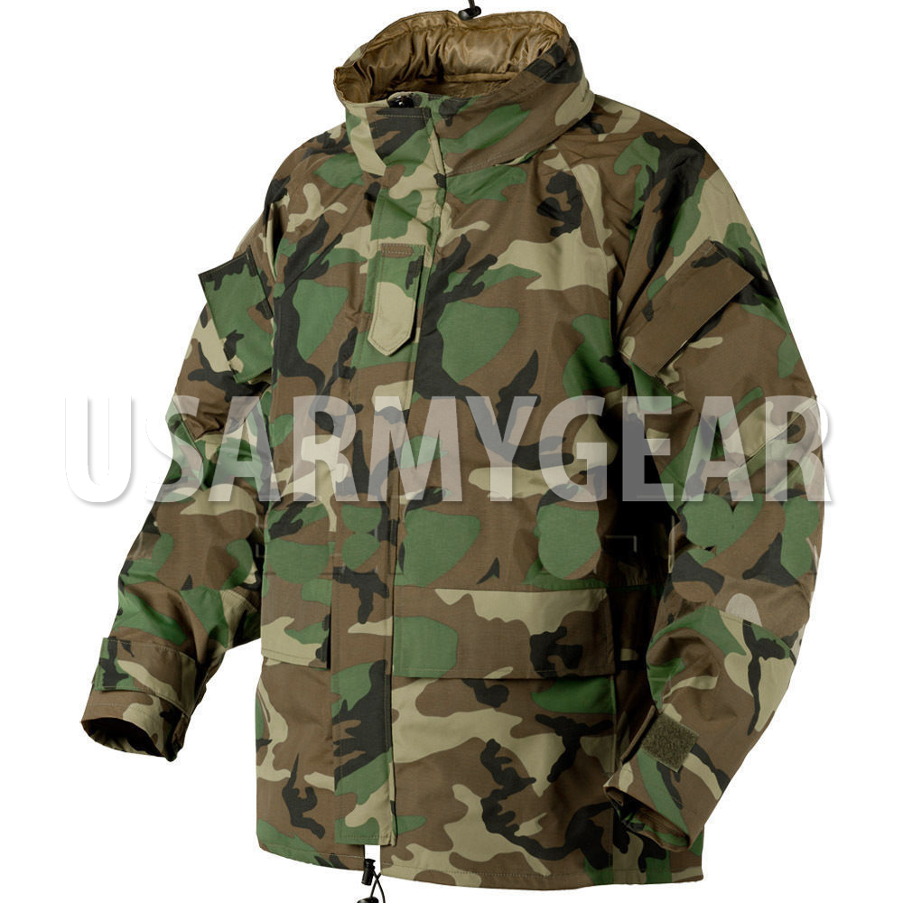 US Army Cold Wet Weather Gen 2 II ECWCS Woodland Goretex Parka