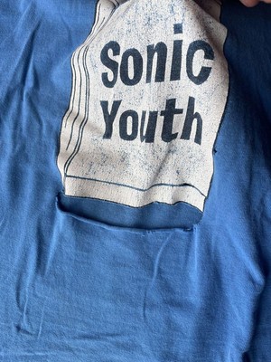 90〜00'sヴィンテージバンドtシャツSonic Youth Tシャツ 青 90〜00's