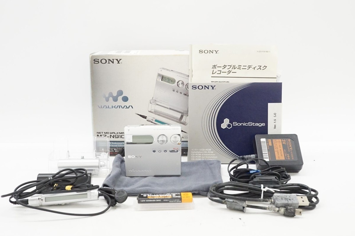 NEW Sony MZ-N910 Net MD Walkman Minidisc Player Unused Tested +