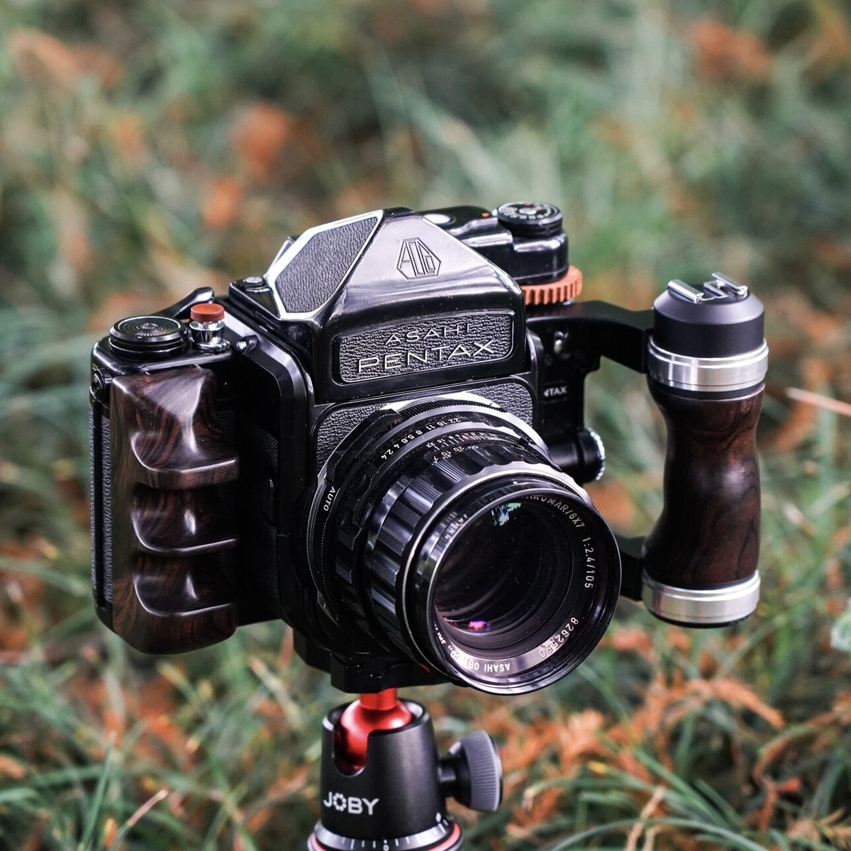 Wood Camera Hand Grip For Pentax 67 6X7 6*7 Left and Right Handle