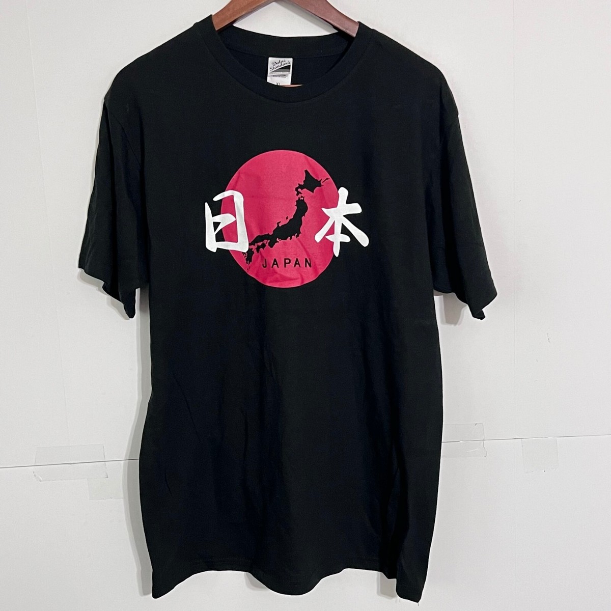 Daluc Standard Mens T-Shirt Size L/XL Black Japan Kanji Oriental