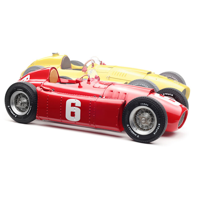 1:18 Scale CMC BUNDLE Ferrari D50 (yellow) #20 and Lancia D50 (red