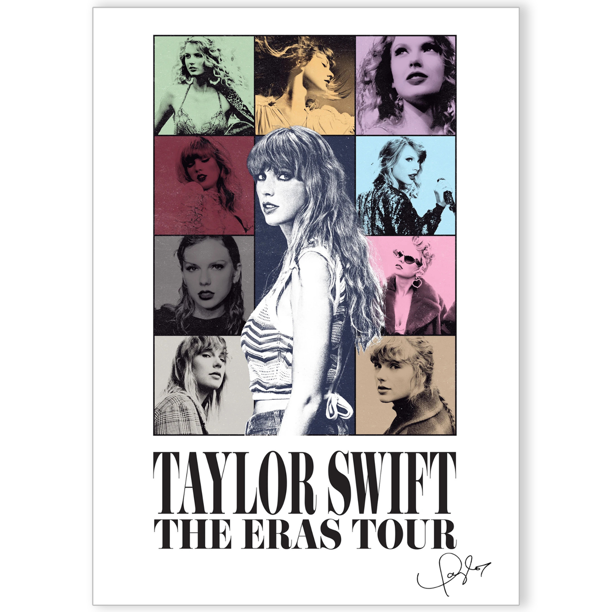 ミュージシャン THE ERAS TOUR LITHOGRAPH POSTER REPRINT
