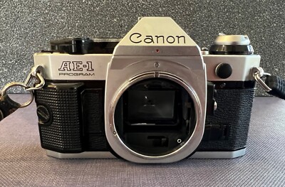 Canon AE-1 Program Camera Body Silver Japan TESTED | eBay