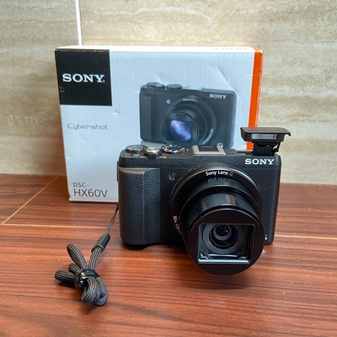 Sony Cyber-shot DSC-HX60V 20.4MP Digital Camera - Black for sale