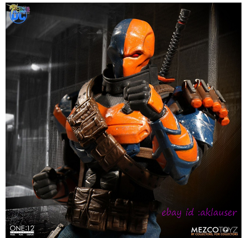 Mezco Toyz 1/12 DC Comics Deathstroke Action Figure Toy Model In
