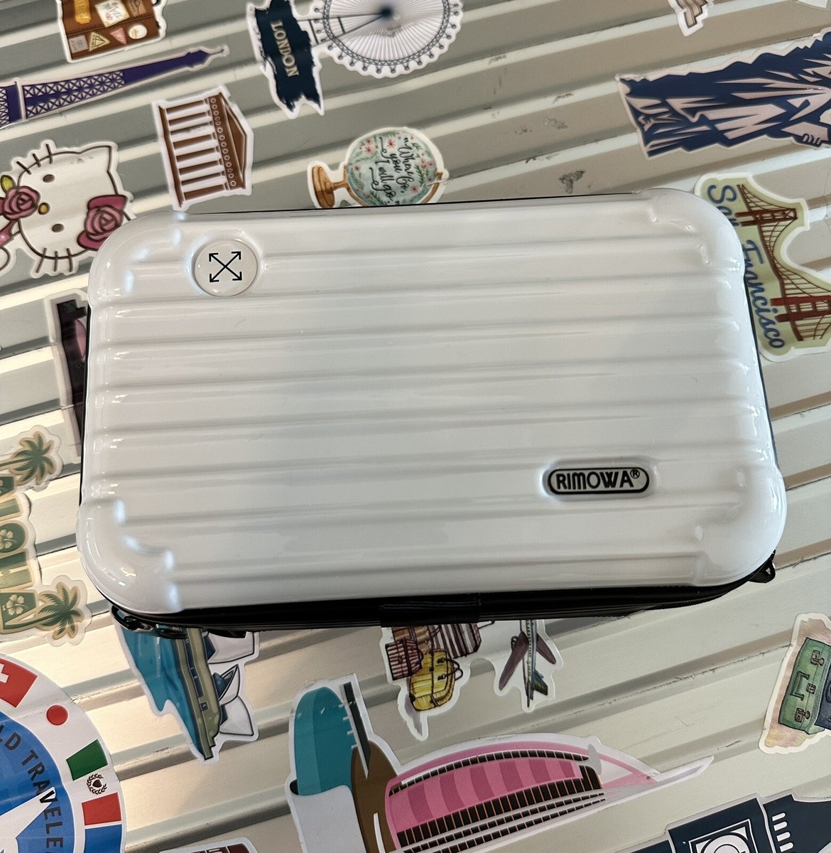 Rimowa Off-White Travel Amenity Kit - White Travel Kit by Virgil