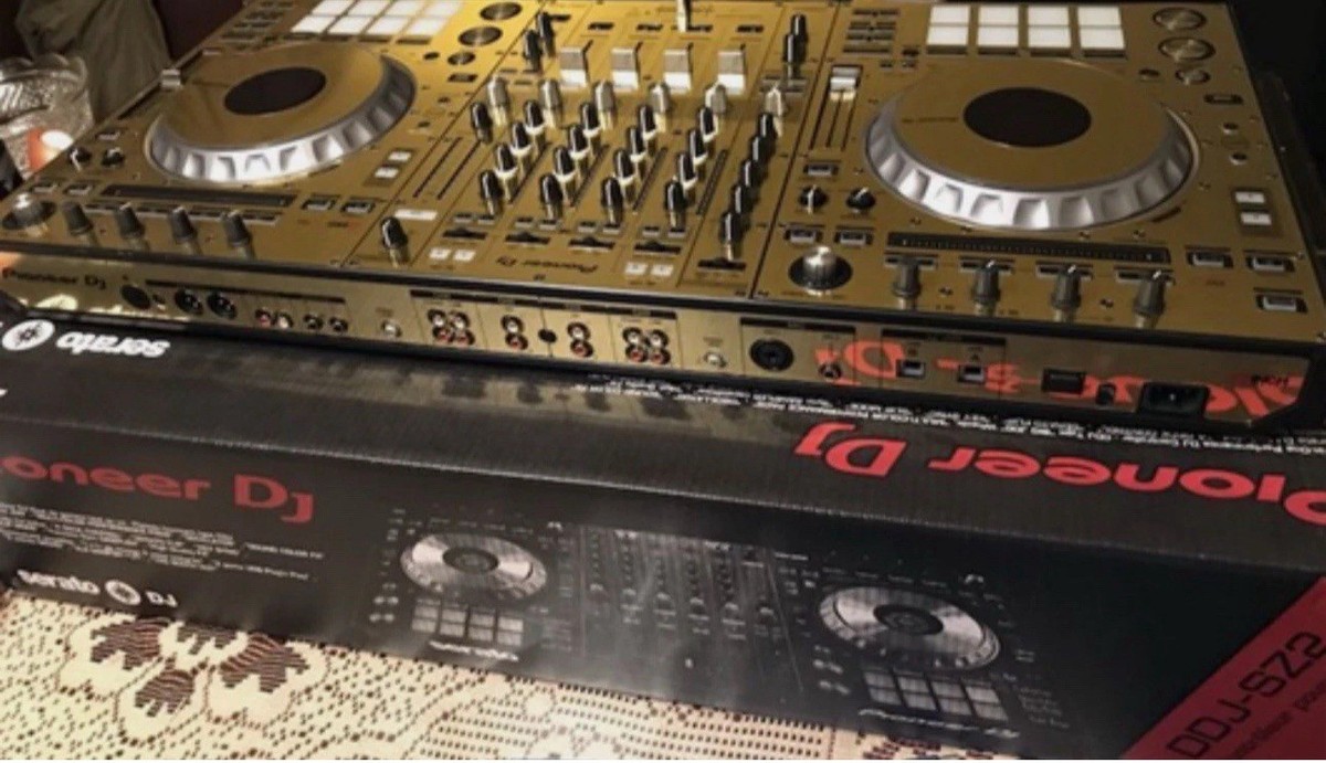 マリンゴールド【DDJ-SX2】 Pioneer DDJ-SX2 Skinz - Metallics