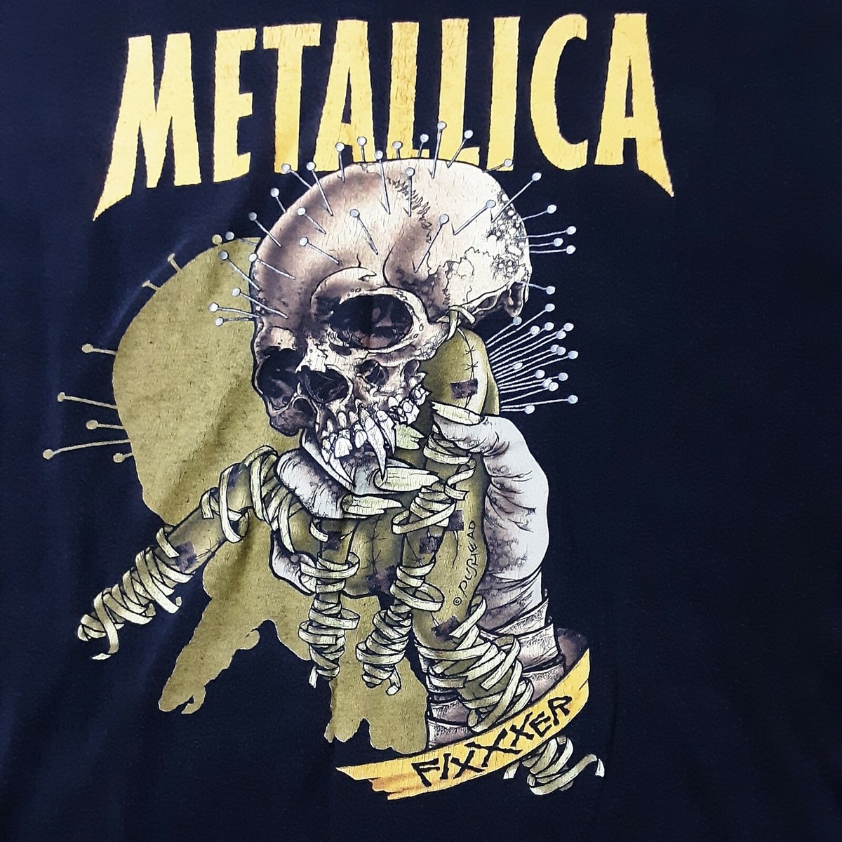 Vintage Giant Metallica T-Shirt 1997 Tour Concert Pushead Fixxxer