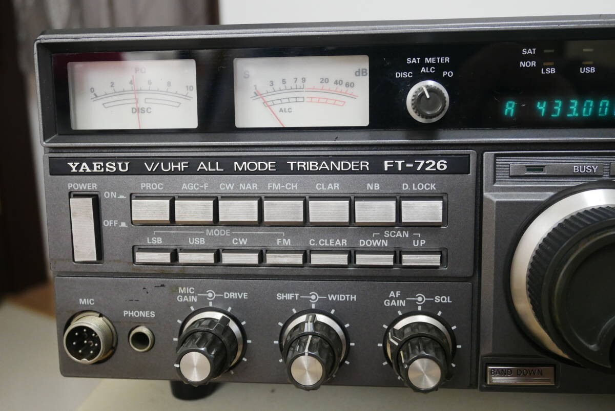 Working] YAESU FT-726 All Mode VHF Transceiver 144MHz 430MHz