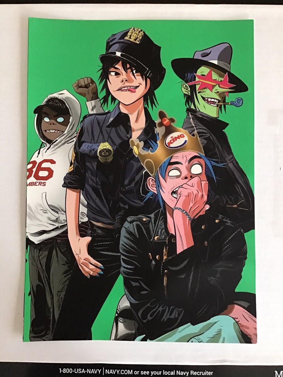 額装済 Gorillaz 限定アートプリント 額装済 Gorillaz 限定アート