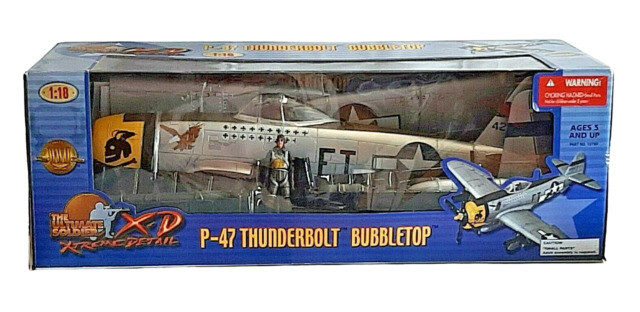 Ultimate Soldier U.S. P-47 Thunderbolt Bubbletop Fighter WWII 1/18