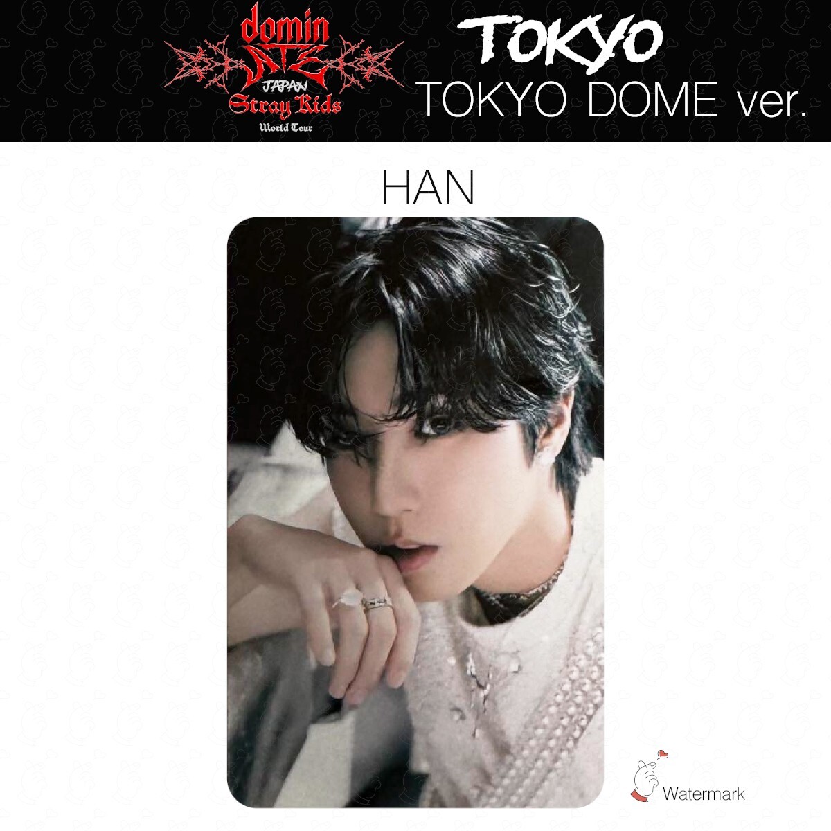 Stray Kids スキズ リノ 直筆サイン入りチェキ ポラロイド Stray Kids