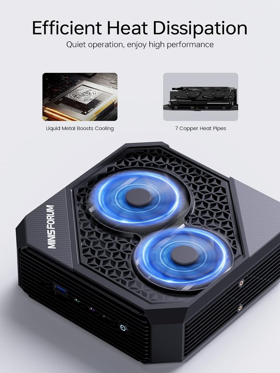 MinisForum HX99G Gaming PC Mini PC AMD Ryzen 9 6900HX Radeon RX