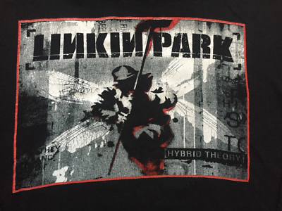 Vintage Linkin Park Hybrid Theory 2000 Double-Sided Men's Hoodie