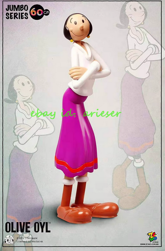 Zcwo Popeye Girlfriend Olive Oyl Jumbo Series The 90th Anniversary