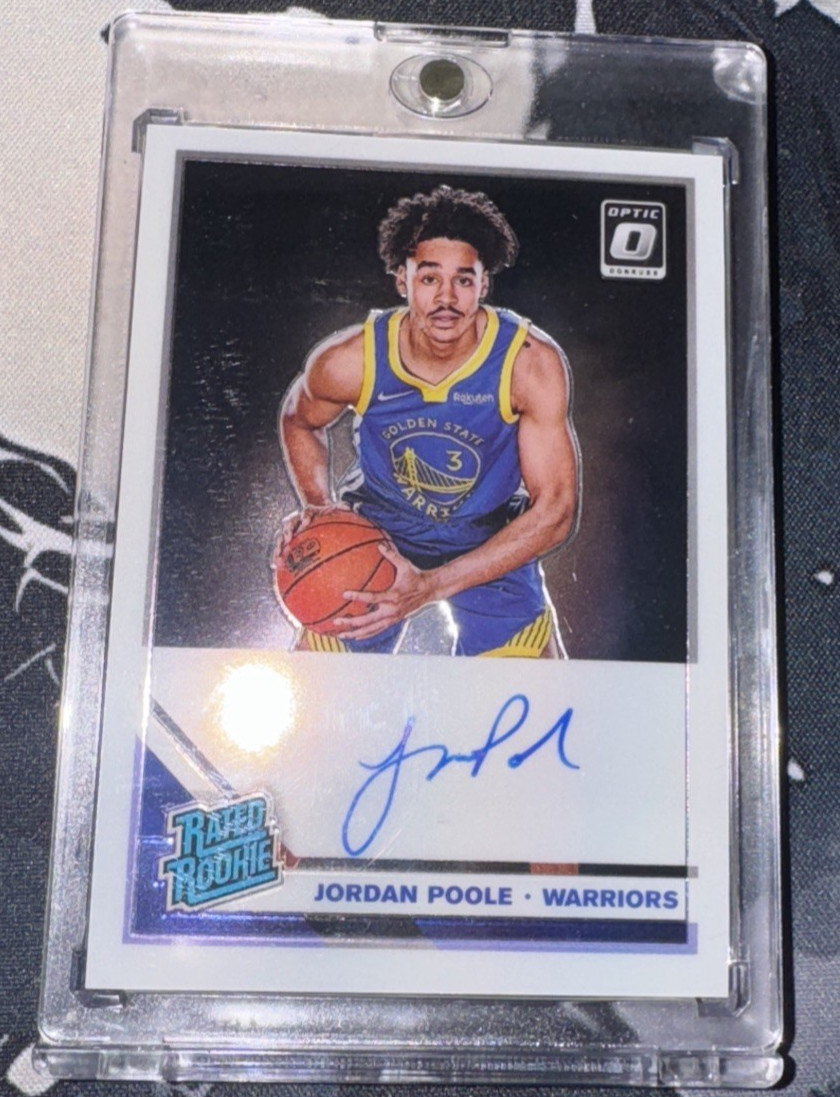 Jordan Poole 2019 Optic #169 Rated Rookie Signatures Price Guide