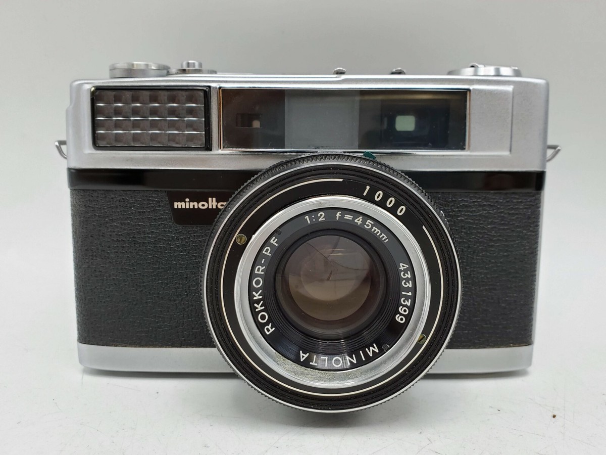 Minolta AL 35mm Film Rangefinder Camera w/ Rokkor-PF 45mm F2 Lens