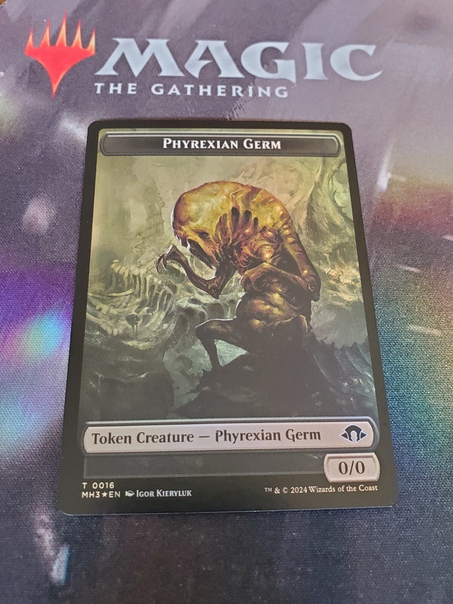 Mtg. Phyrexian Germ / Fox Double-Sided Token. Foil. Modern