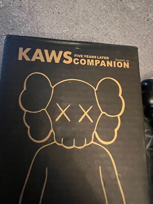 KAWS Companion Five Years Later 8 Inch Model Black Original Fake