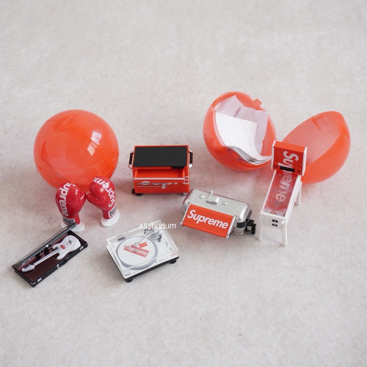 SUPREME FW25 BANDAI GASHAPON CAPSULE TOYS SET OF 6 | eBay