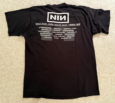 Original VTG 1994 Nine Inch Nails T Shirt M/L Downward Spiral