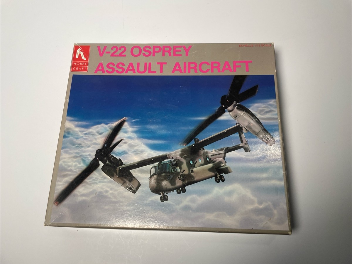 VTG HOBBY CRAFT 1/72 SCALE V-22 OSPREY ASSAULT AIRCRAFT PLASTIC