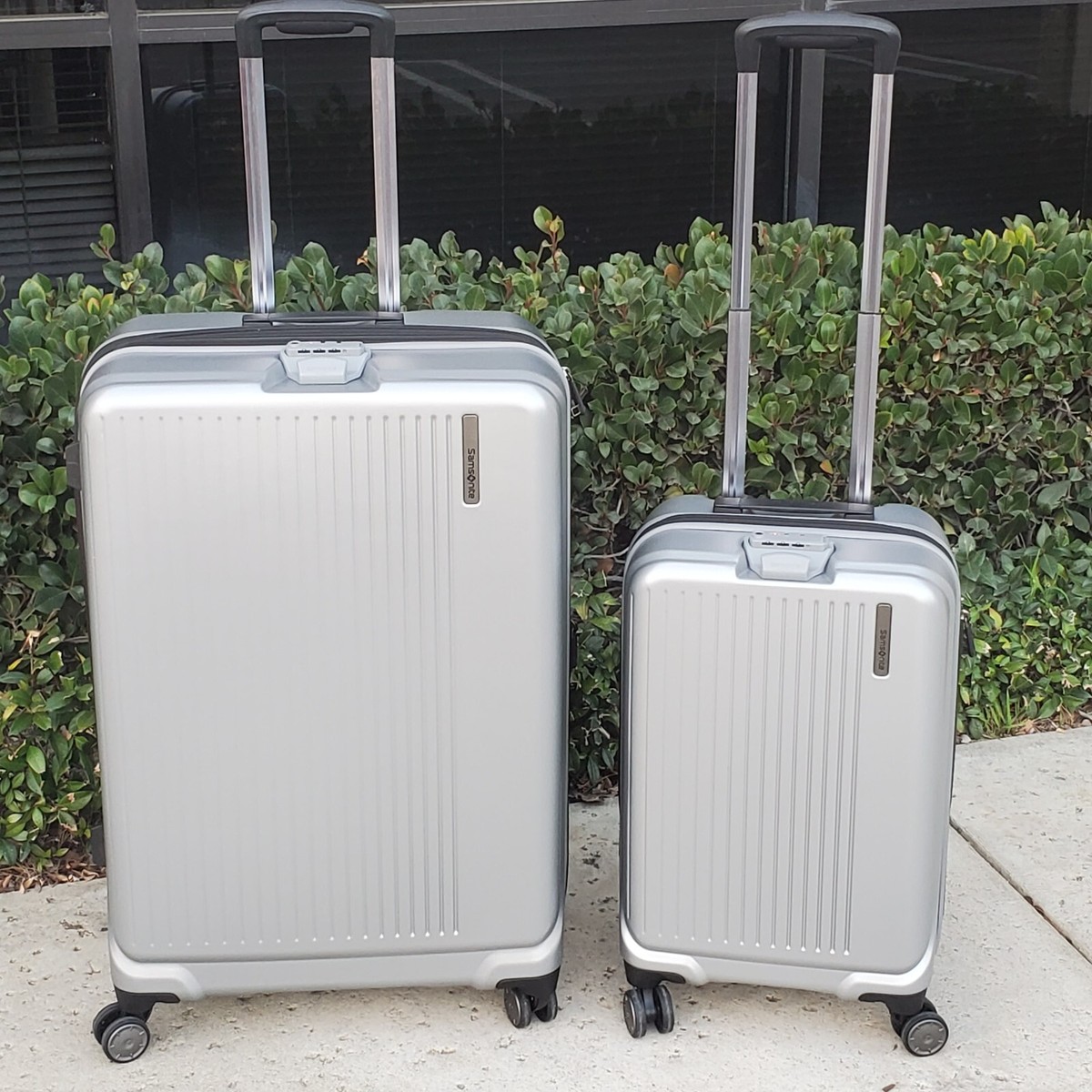 Samsonite Amplitude Two Hardside Silver 2 Piece Luggage Set | eBay