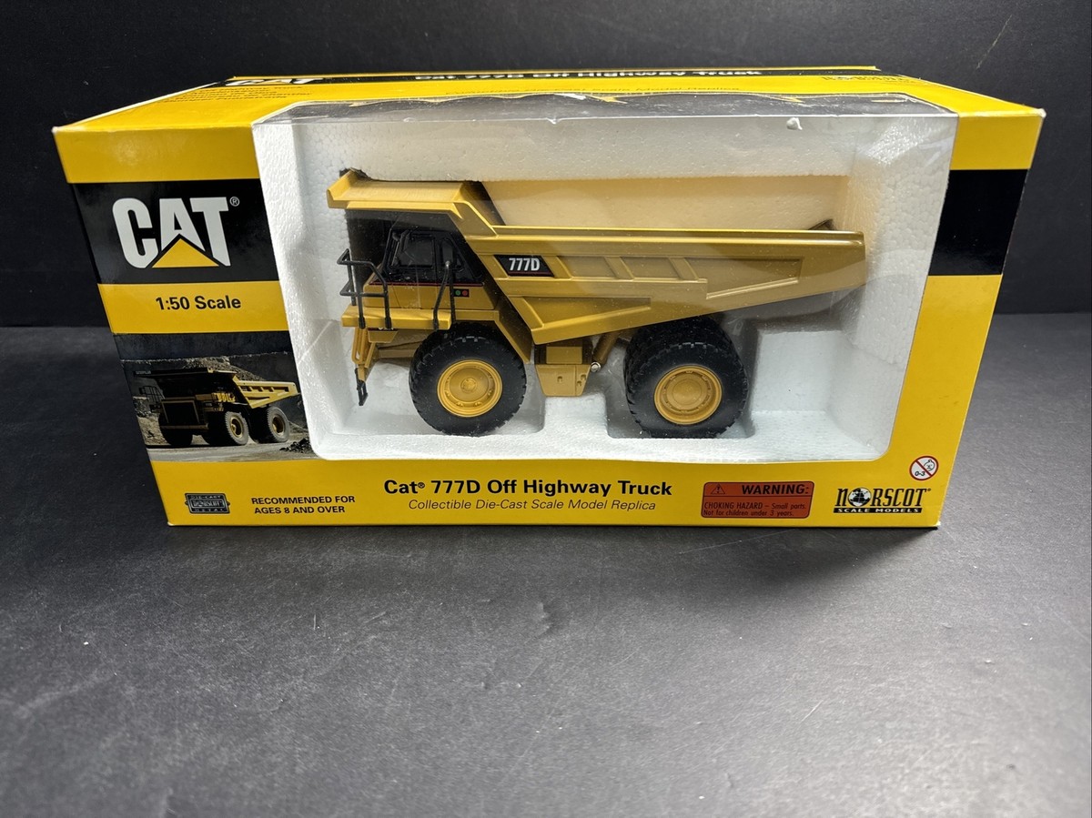 CAT CATERPILLAR 777D OFF-HIGHWAY TRUCK 1:50 SCALE MODEL - NORSCOT