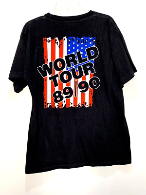 Vintage Skid Row World Tour 89 / 90 Skid Across America Black T