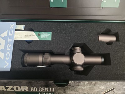 トイガン TOXICANT VORTEX Razor HD Gen3 1-10X24 Vortex Black Razor