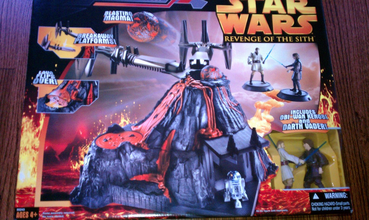 Star Wars Revenge Of The Sith Mustafar Final Duel Playset W