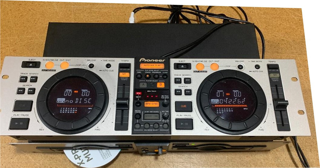 パイオニア(Pioneer) DJツインCDプレーヤー CMX−5000 現状品 DISCO