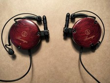 Audio-Technica ATH-EW9 Ear-Hook Headphones - Wooden for sale