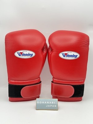 Winning16oz Boxing Gloves MS-600B Red Tape type Japan Authentic