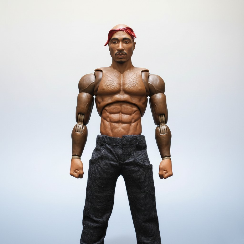 2PAC フィギュア 2001 - ALL ENTERTAINMENT 2PAC TUPAC SHAKUR 8