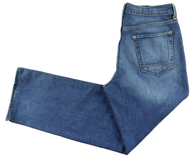 Nautica Mens NJC Jeans 34x32 Classic Straight Medium Dark Cotton