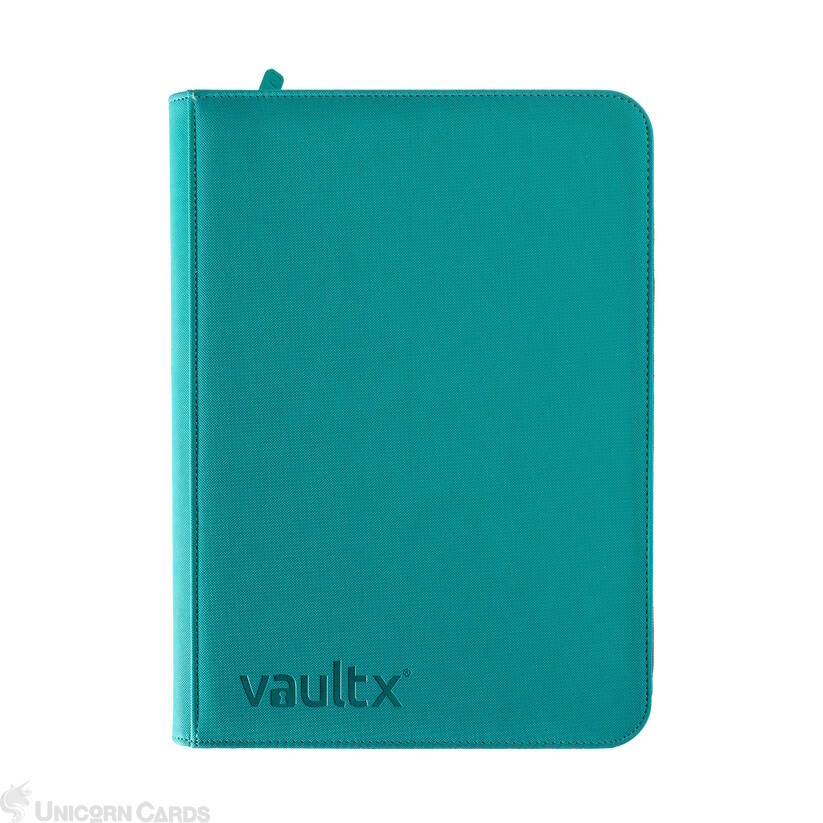 Vault X: Premium 9-Pocket Exo-Tec® Zip Binder - Ocean Blue :: 20